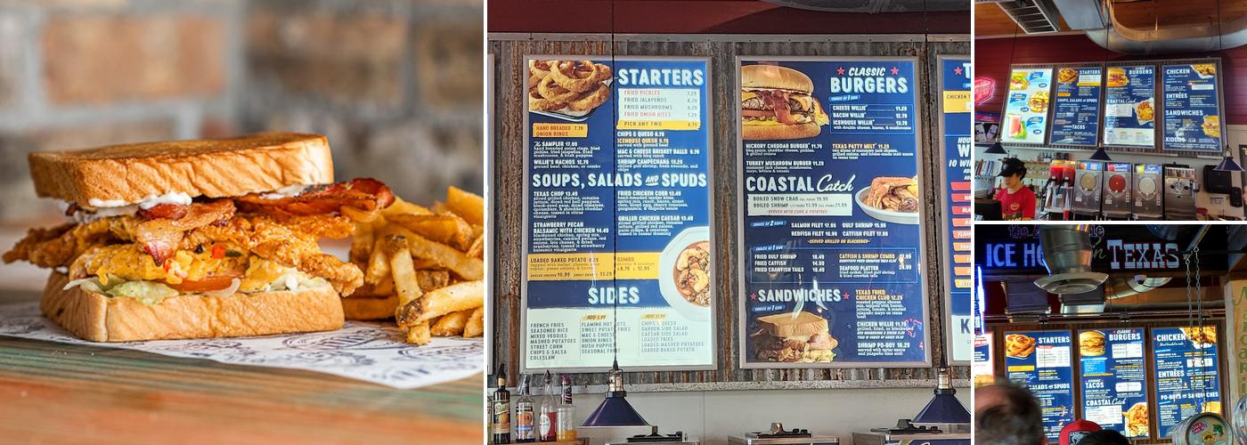 Willie's Grill & Icehouse Menu