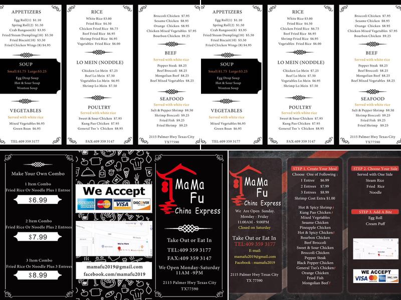 MaMaFu Menu