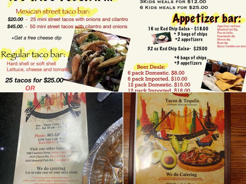 El Manhattan Tacos & Tequila Menu