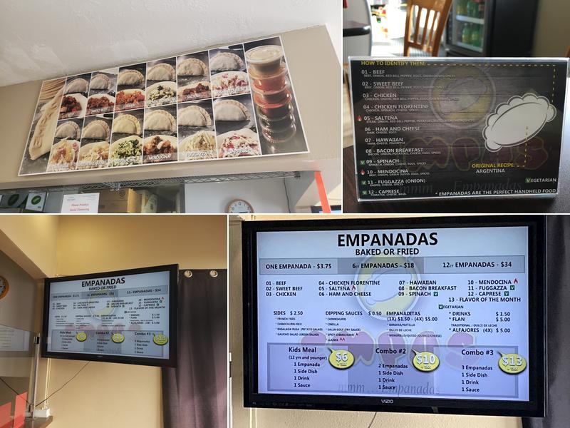 Empas LLC Menu