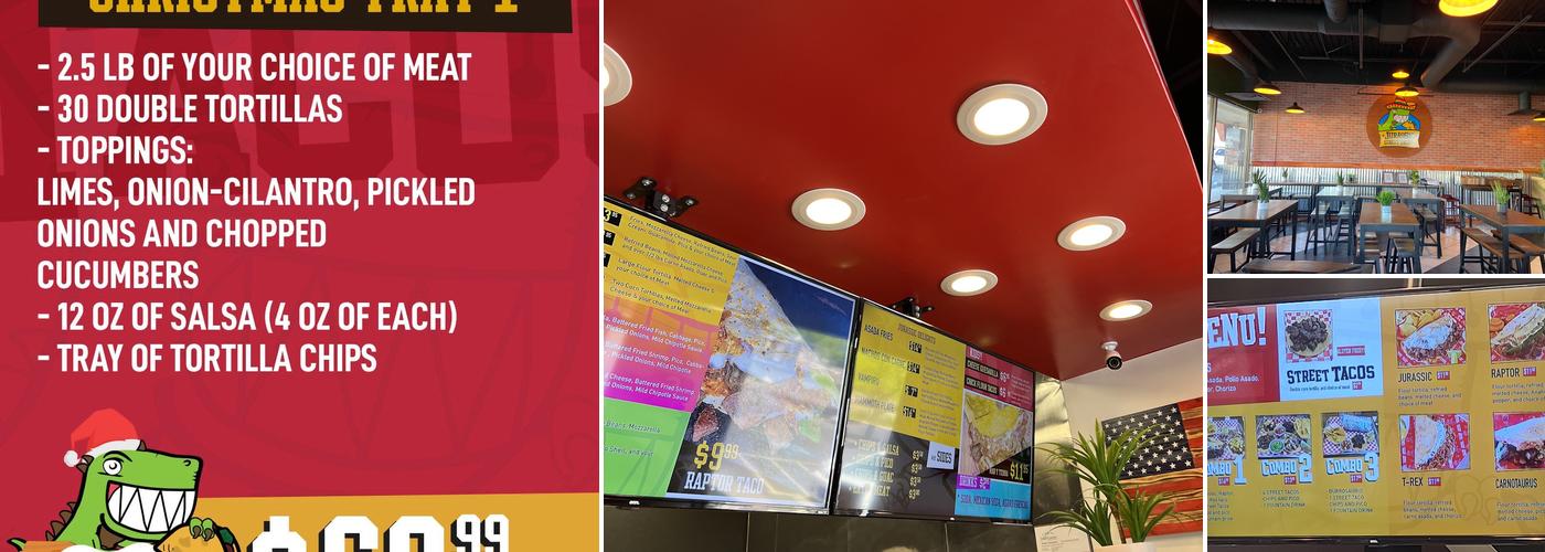 Jurassic Tacos Orem Menu