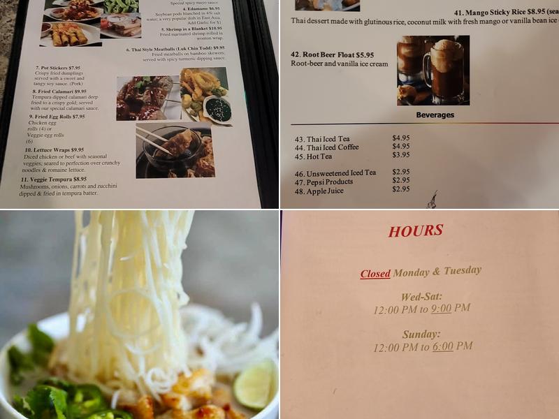 Thai-Pho Kitchen Menu