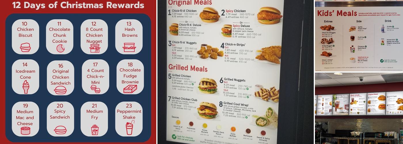 Chick-fil-A Menu