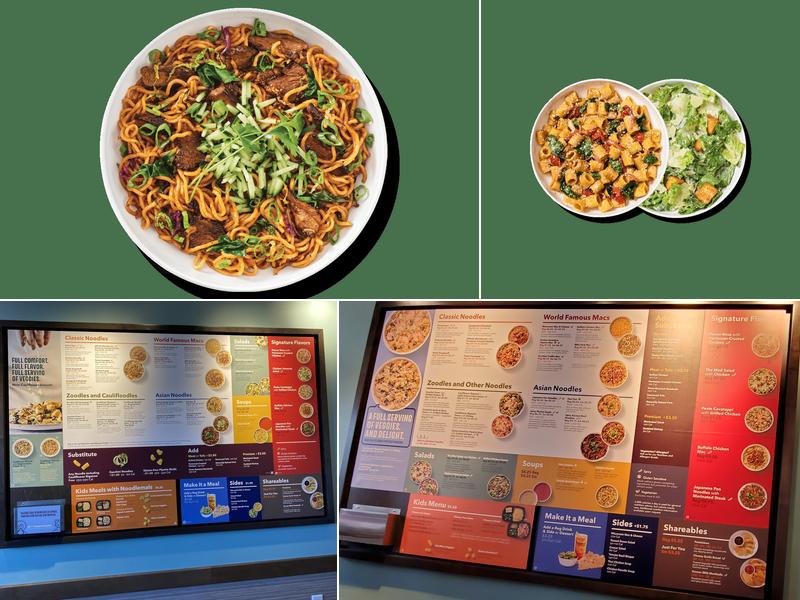 Noodles and Company Menu