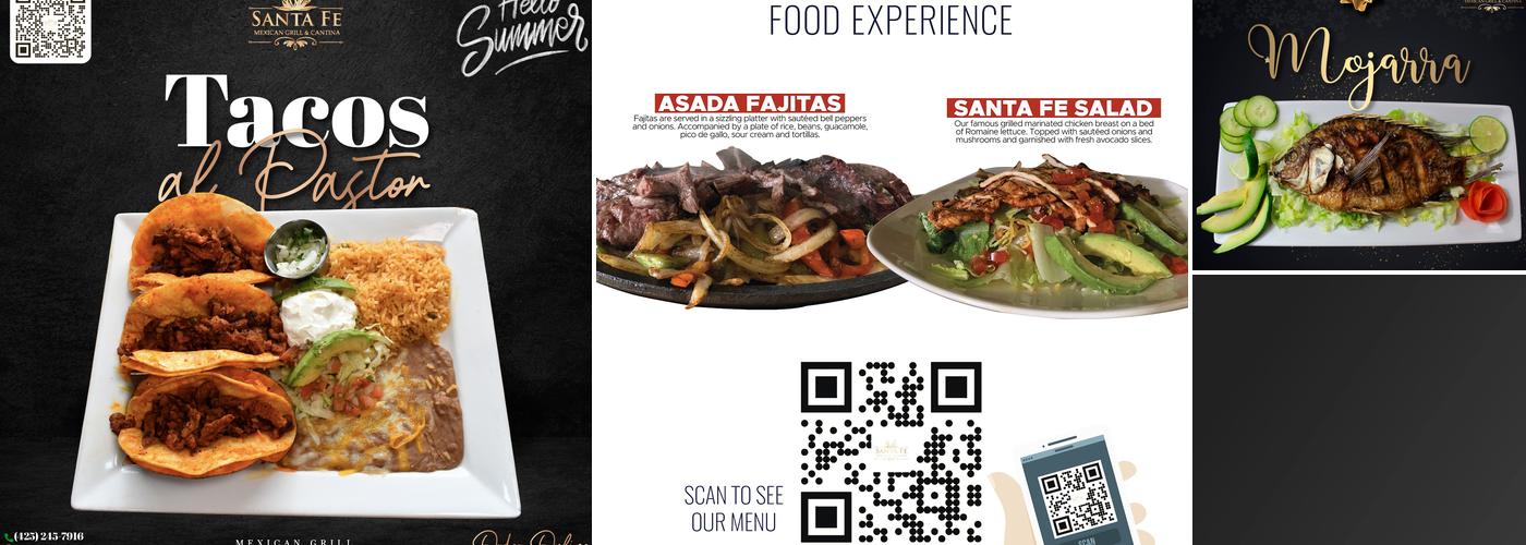 Santa Fe Mexican Grill & Cantina Menu