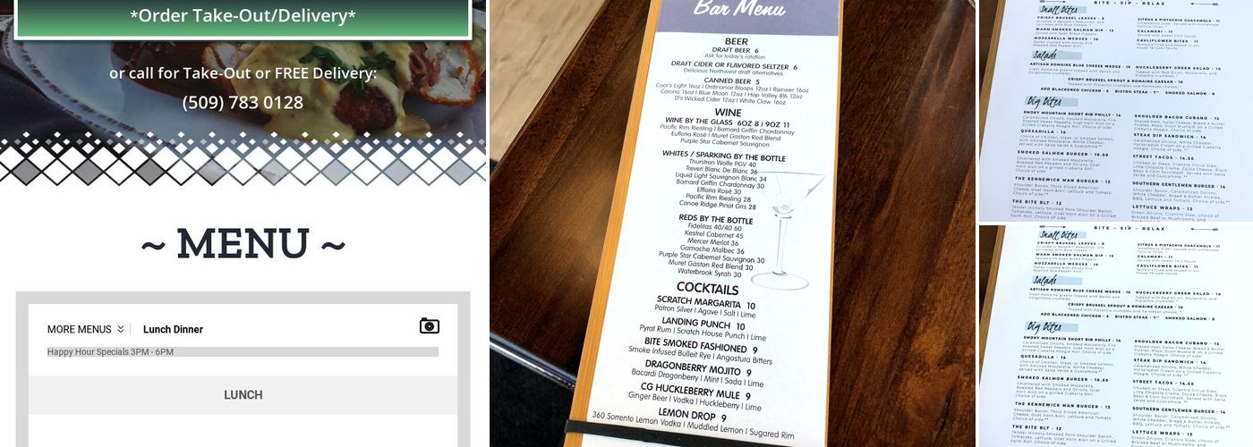 Bite at the landing Menu