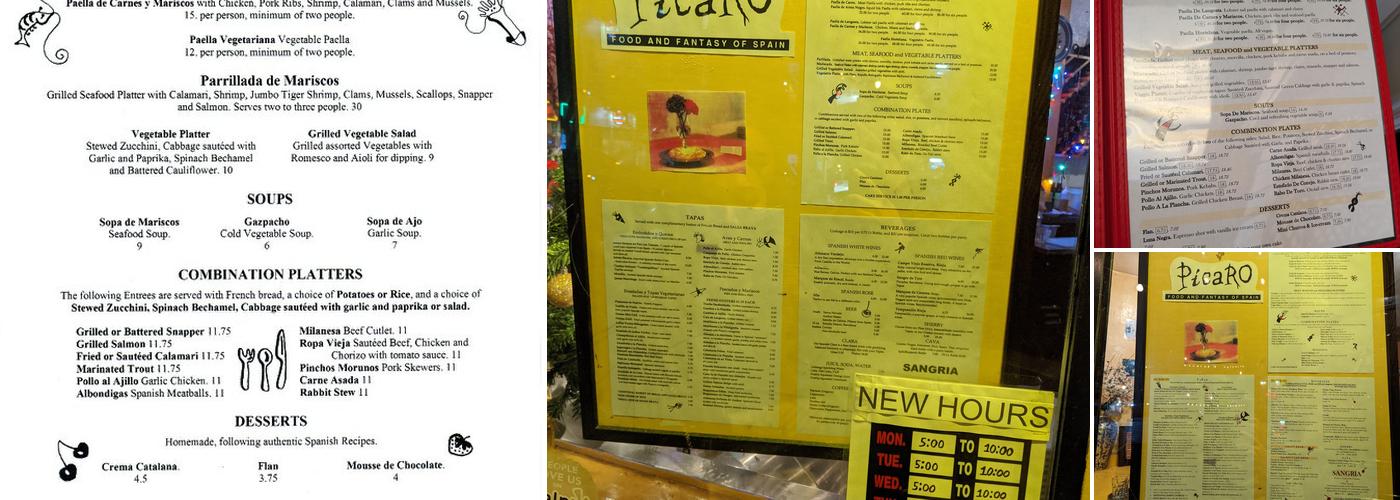 Picaro Menu