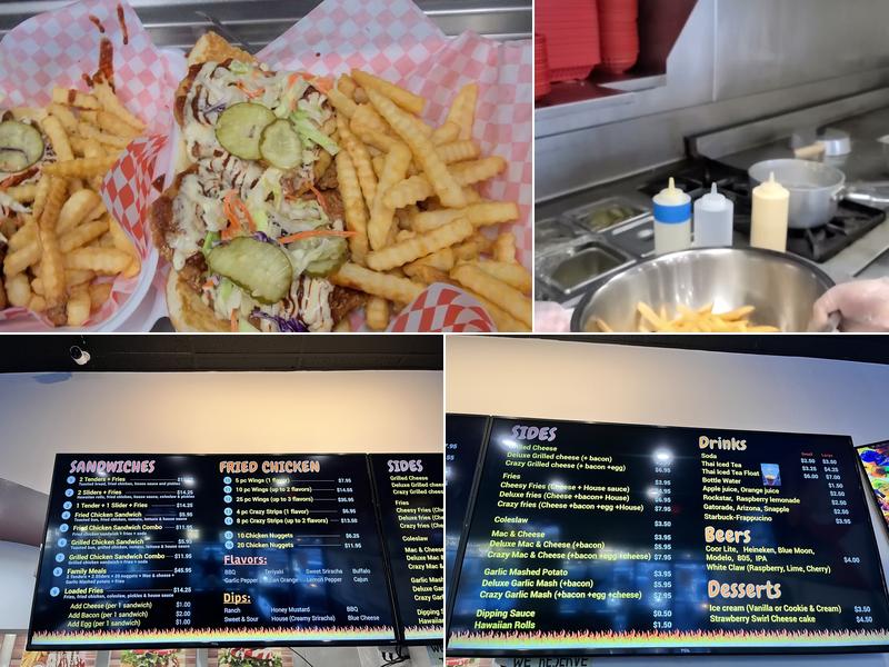 Crazy Hot Chicken Menu