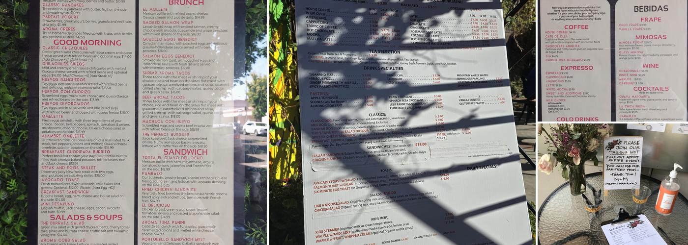 Café Frida Gallery Menu