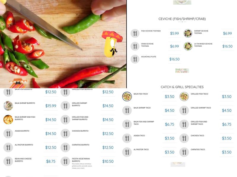 Baja Catch and Grill Menu