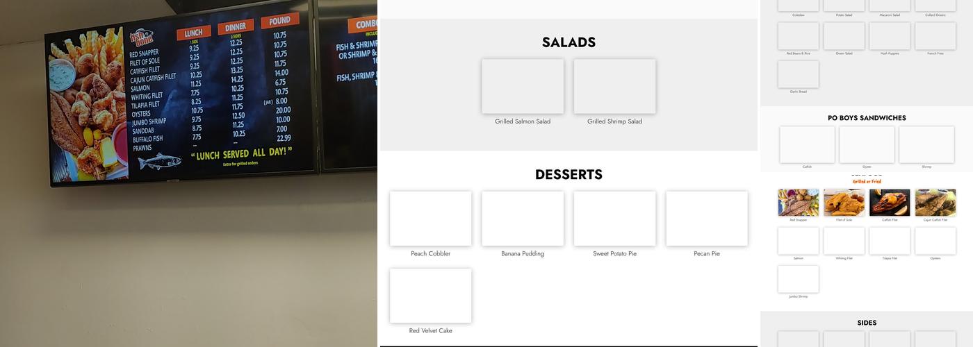 Fishbone Seafood Inglewood Menu