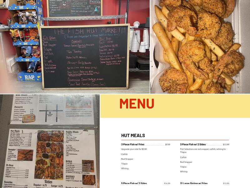 The Fish Hut Market Menu
