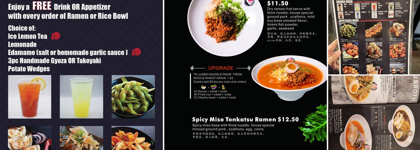 Kai Ramen Arcadia Menu