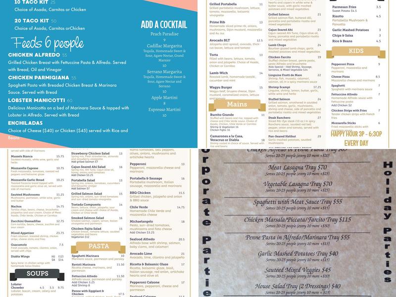 Don Vino's Italian Bar and Grill Menu
