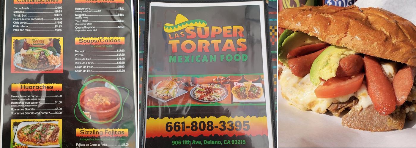 Las super torta de Delano Menu