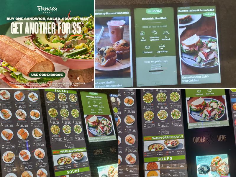 Panera Bread Menu