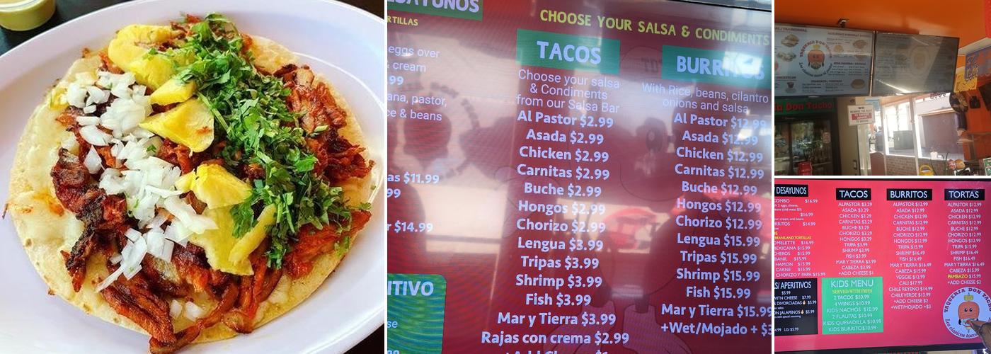 Taqueria Don Tacho Menu