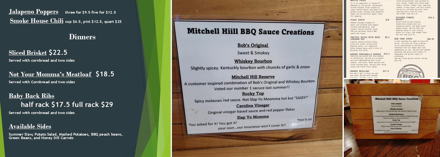 Mitchell Hill Catering Menu