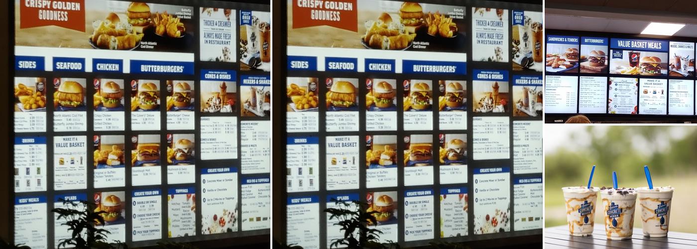 Culver’s Menu
