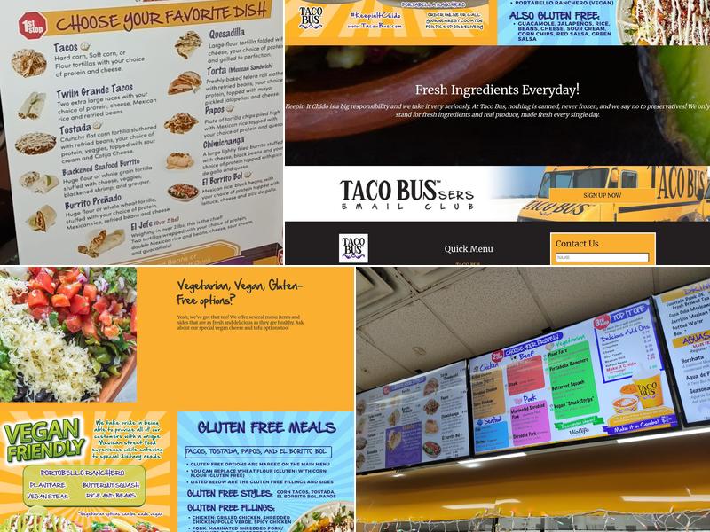 Taco Bus Menu