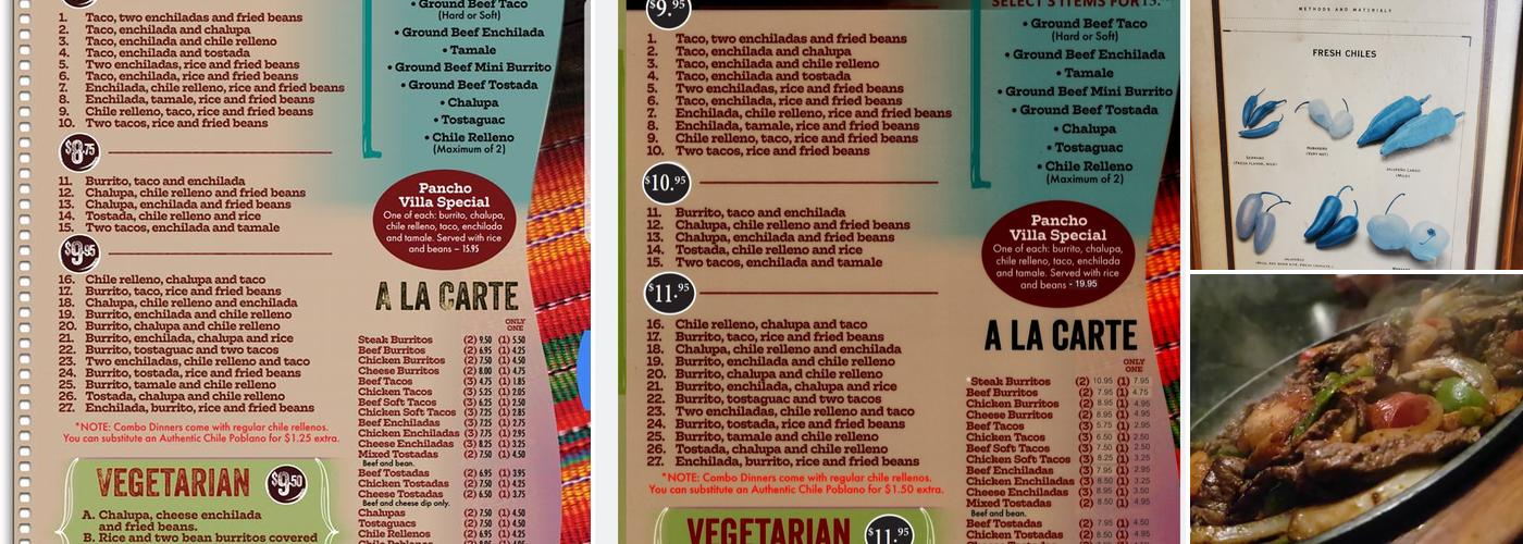Los Aviña Menu