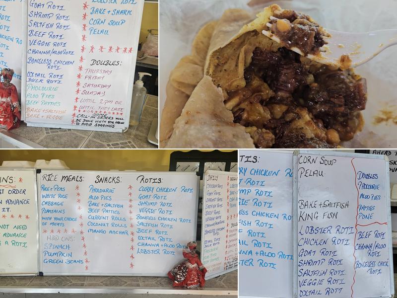 De One Roti Shop Menu