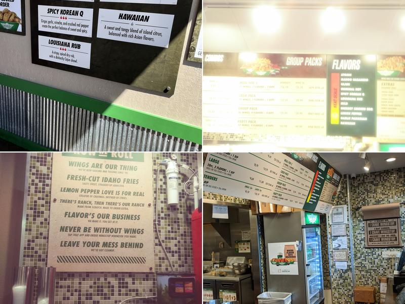Wingstop Menu
