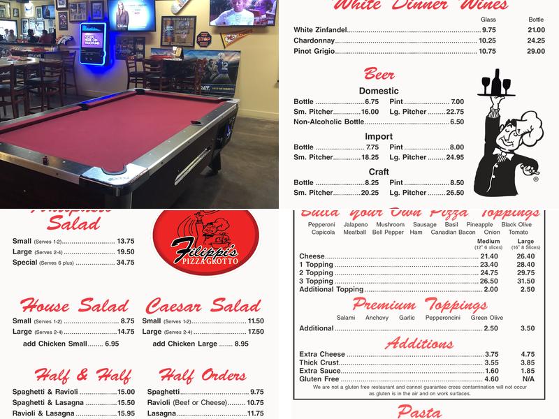 Last Chance INN Menu