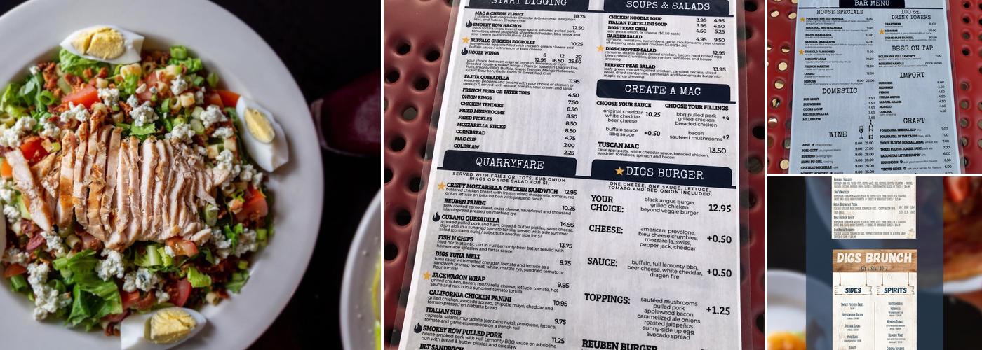 Digs on Canal feat. Gelsosomo's Pizza Menu