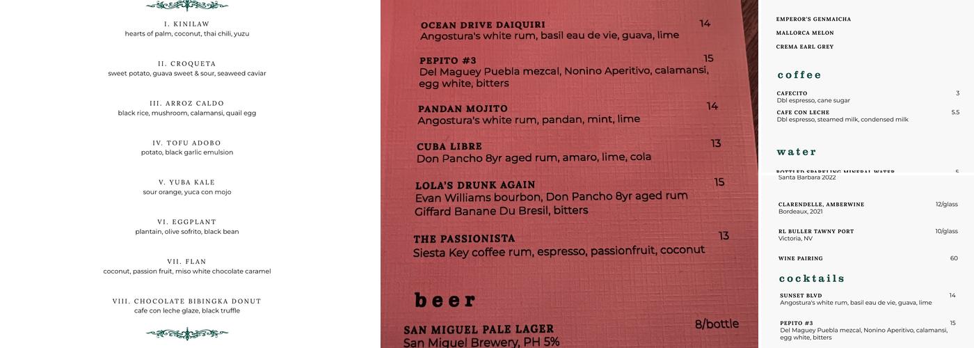 Bayan ko Menu
