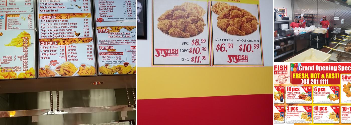 JJ Fish & Chicken Menu