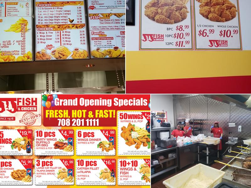 JJ Fish & Chicken Menu