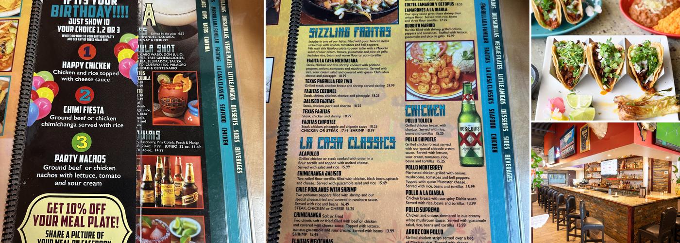 La Casa Michoacana Menu