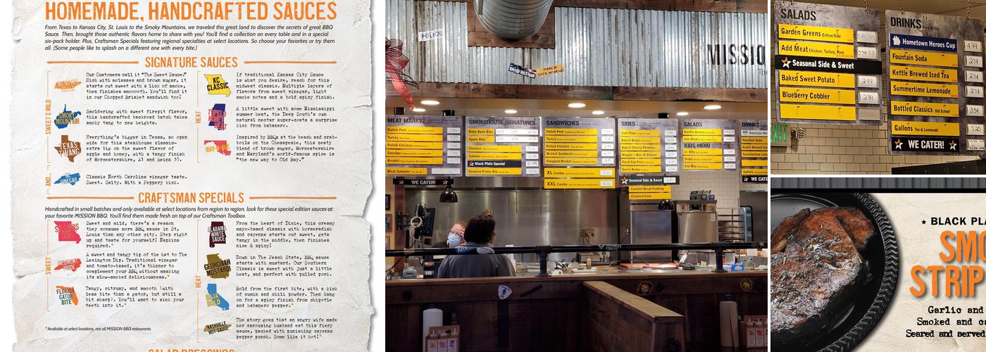 MISSION BBQ Menu