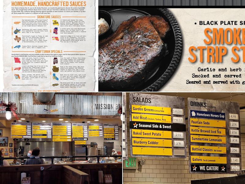 MISSION BBQ Menu