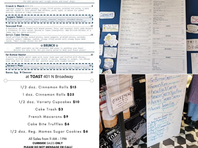 TOAST Menu