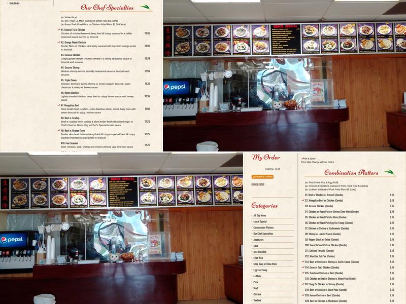 Great Wall Chinese Restaurant Menu