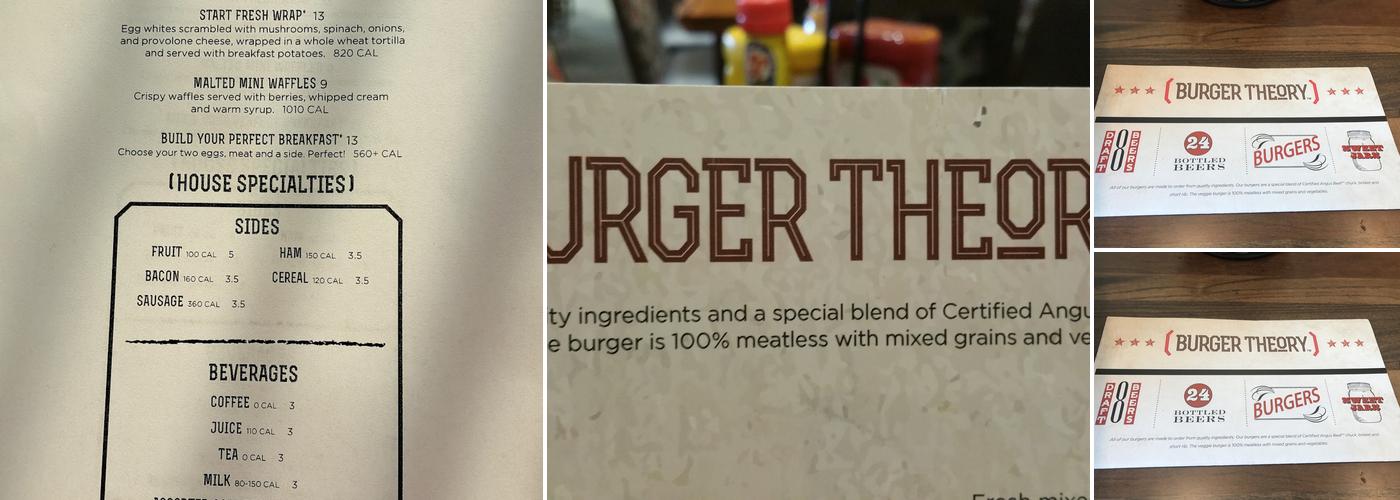 Burger Theory Menu