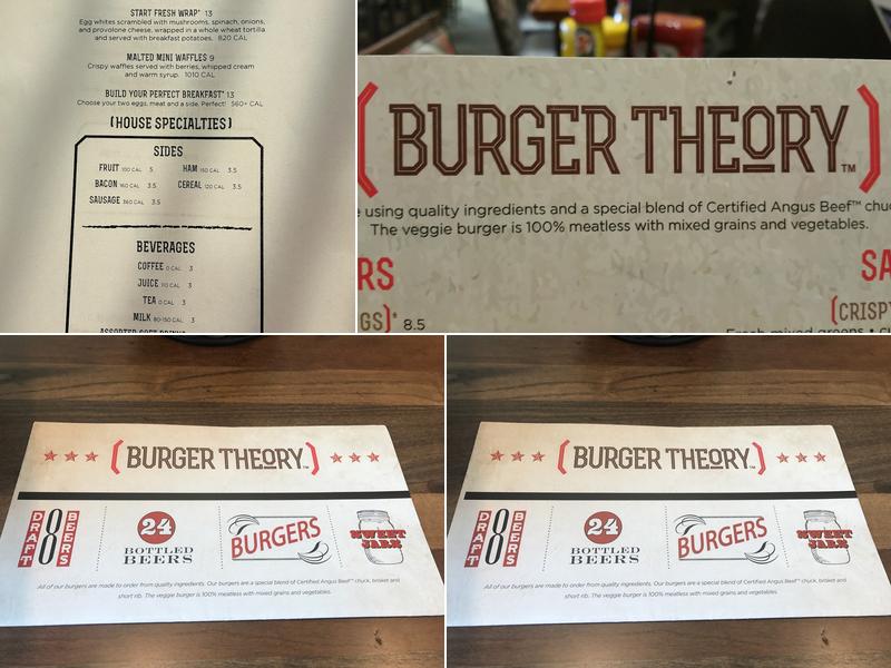 Burger Theory Menu