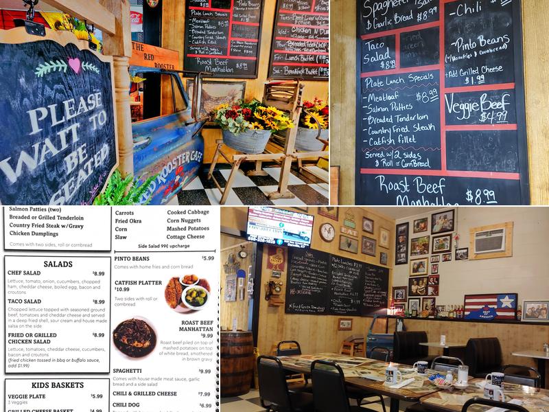 Red Rooster Cafe Menu