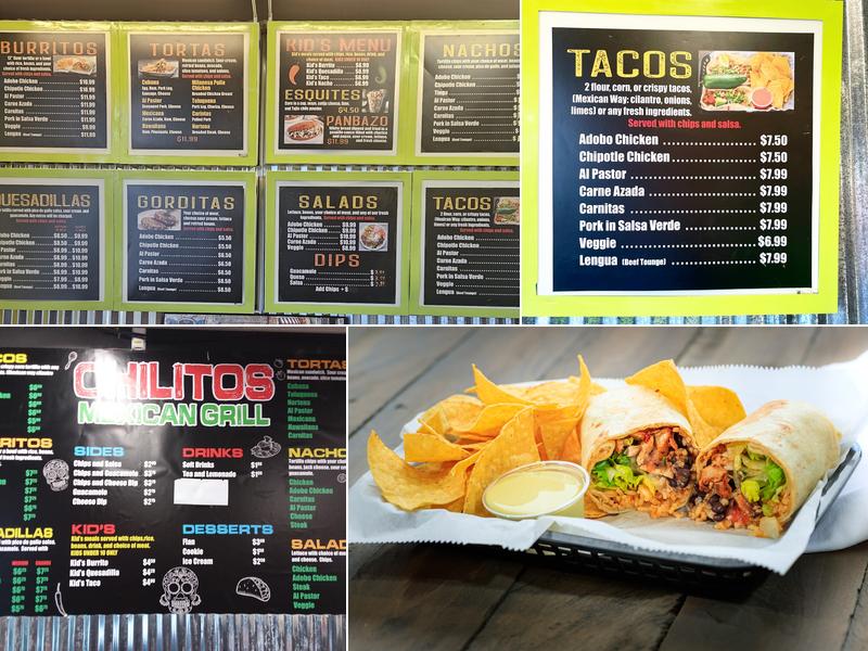 Chilitos Mexican Grill Menu