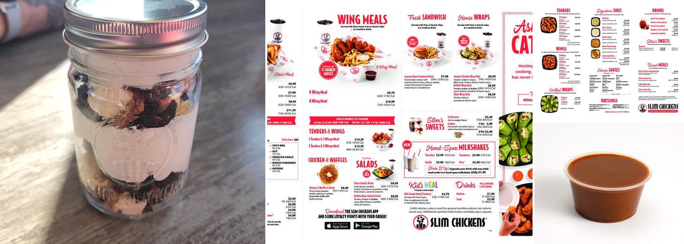 Slim Chickens Menu