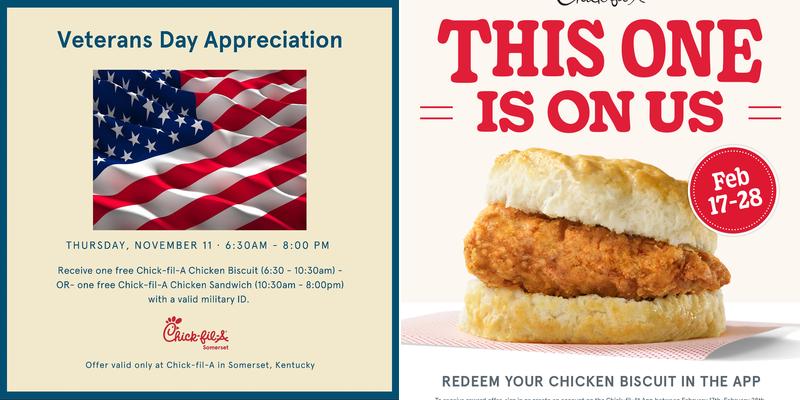 Chick-fil-A Menu