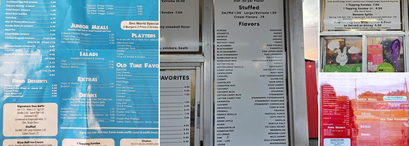 Brooke's Malt & Burger Menu