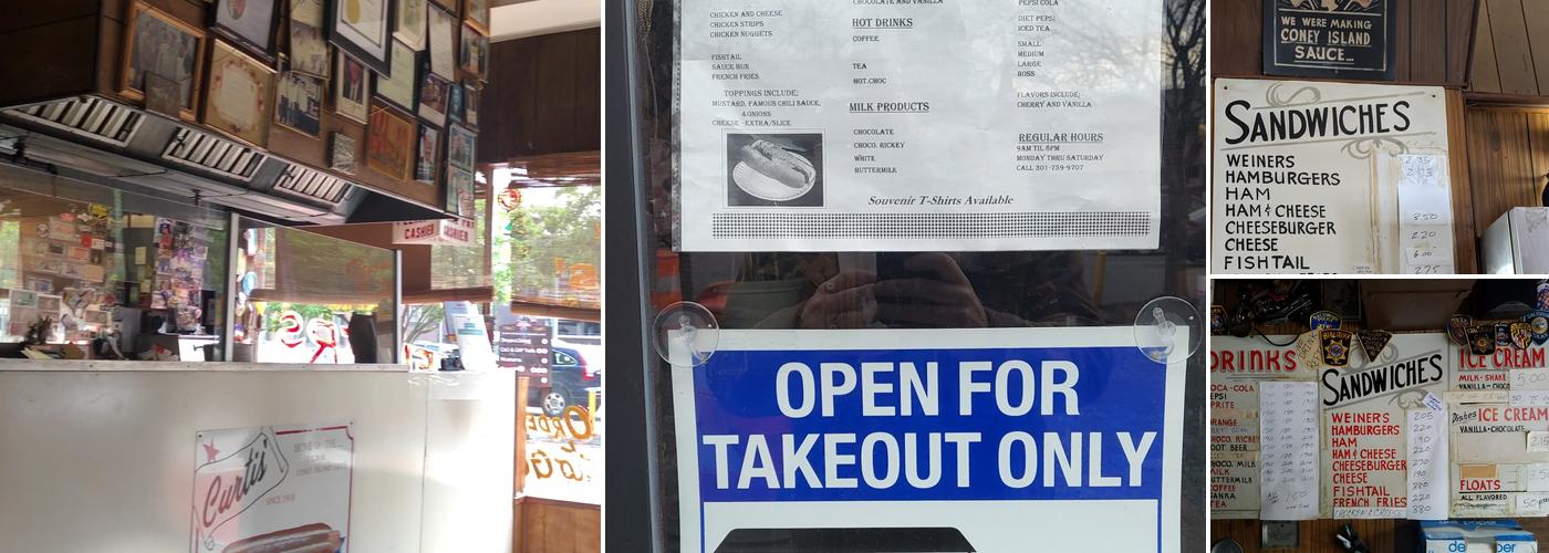 Curtis Famous Weiners Menu