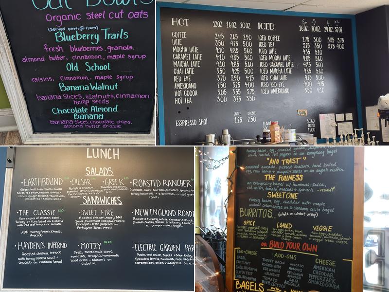 Frobie's Cafe Menu