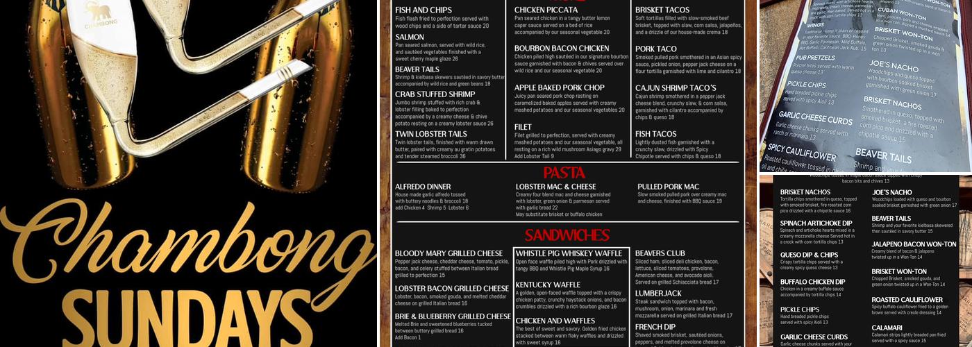 Beaver's Pub Menu