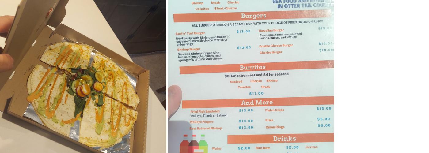 Fish Factor 108 Menu