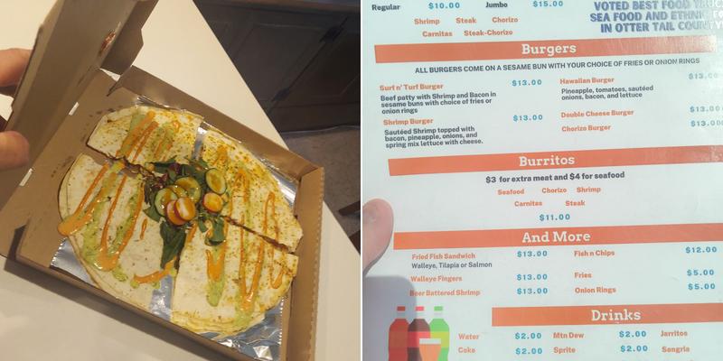 Fish Factor 108 Menu