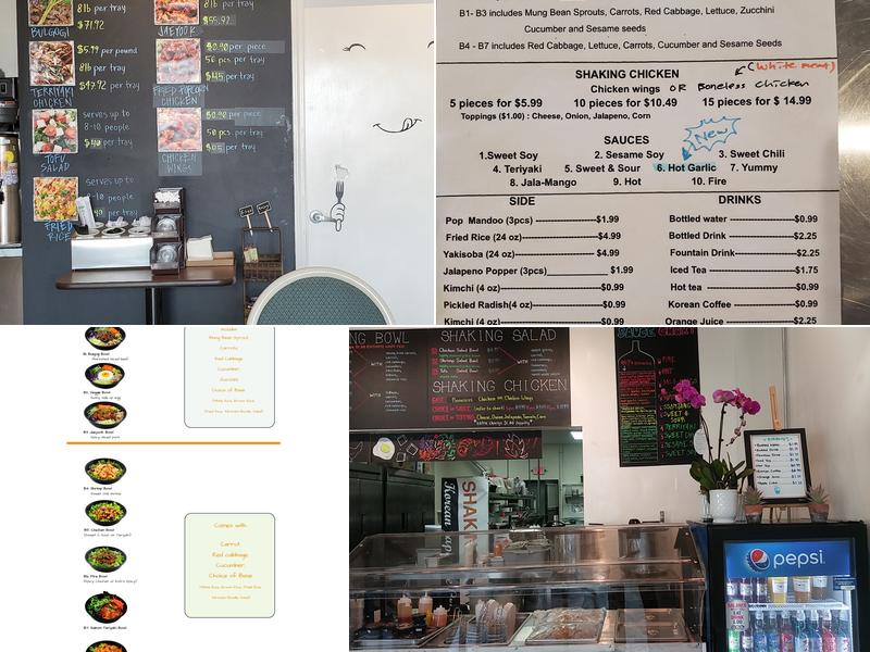 Shaking Bowl Menu